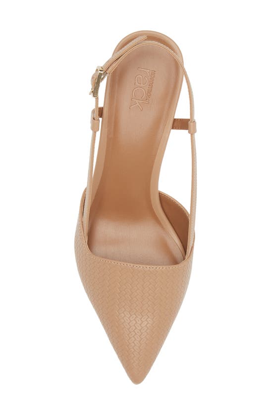 Shop Nordstrom Rack Palmer Singback Pump In Tan Light