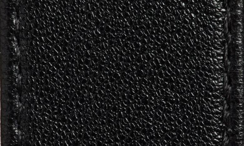 Shop Raina Large Stone Buckle Leather Belt In Black