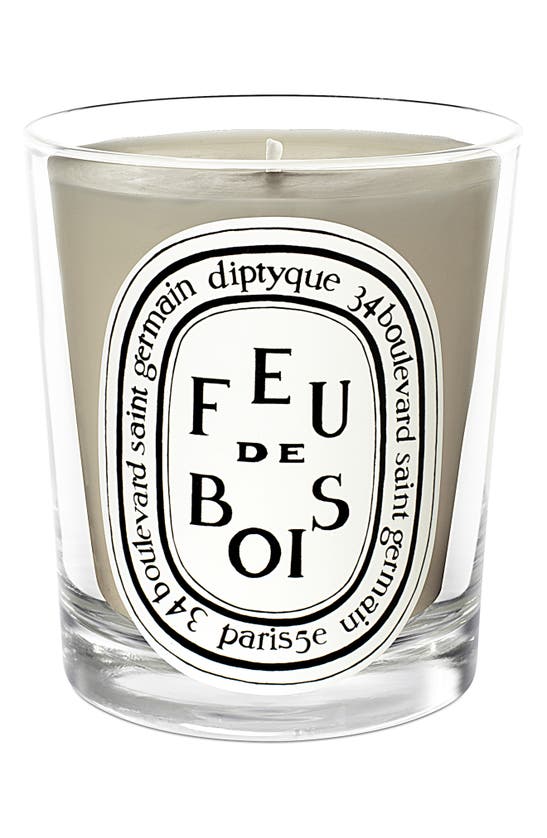 Diptyque Feu De Bois Scented Candle 190 G In Clear Vessel