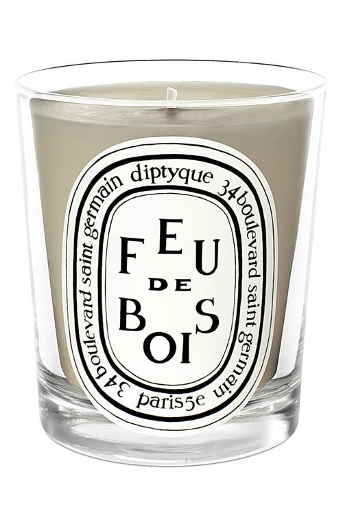 Diptyque Feu de Bois (Fire Wood) Scented Candle in Clear Vessel at Nordstrom