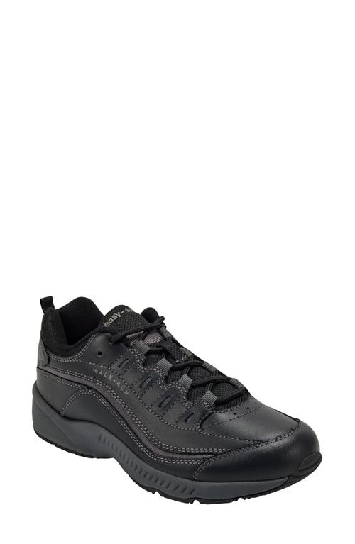 UPC 740339733292 product image for Easy Spirit Romy Sneaker in Black Leather at Nordstrom, Size 8.5 | upcitemdb.com