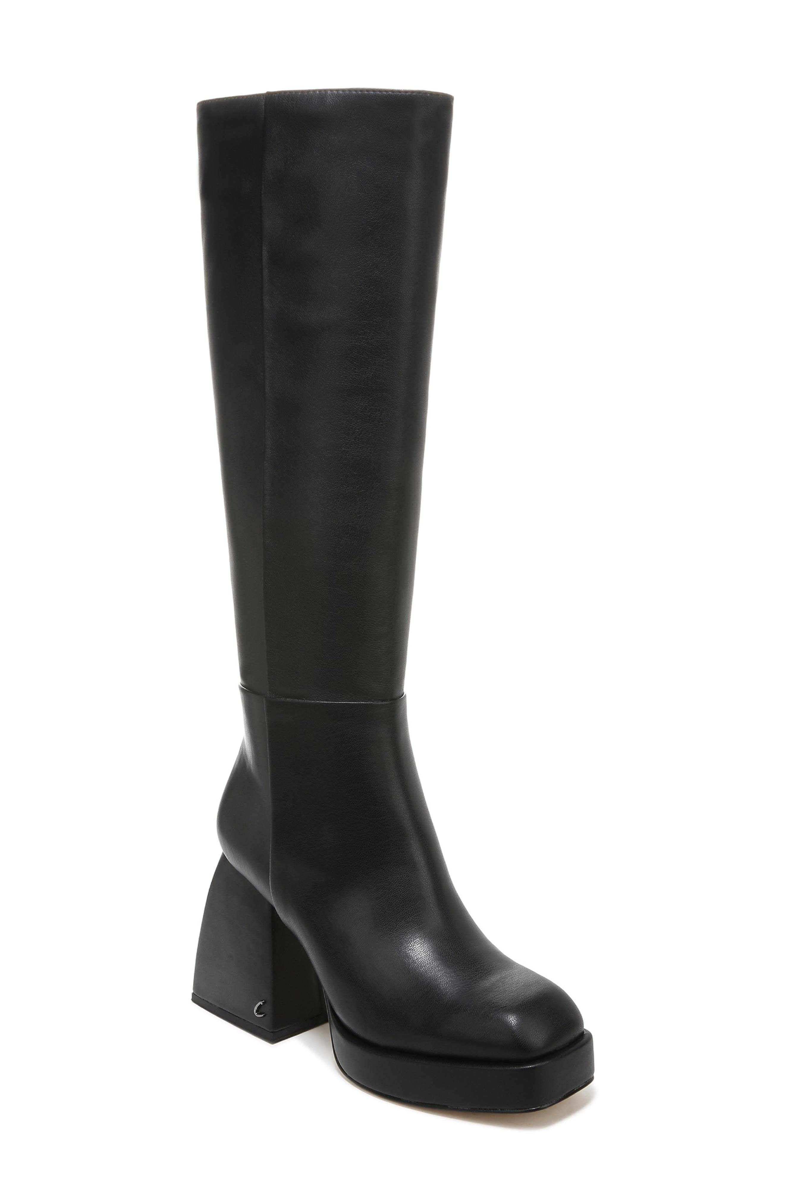 tall black boots for women