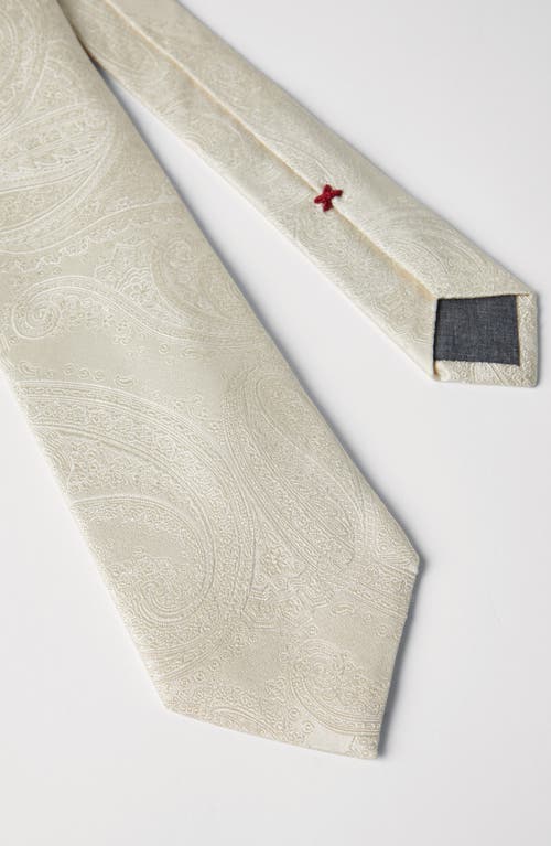 Shop Brunello Cucinelli Silk Necktie In Panama