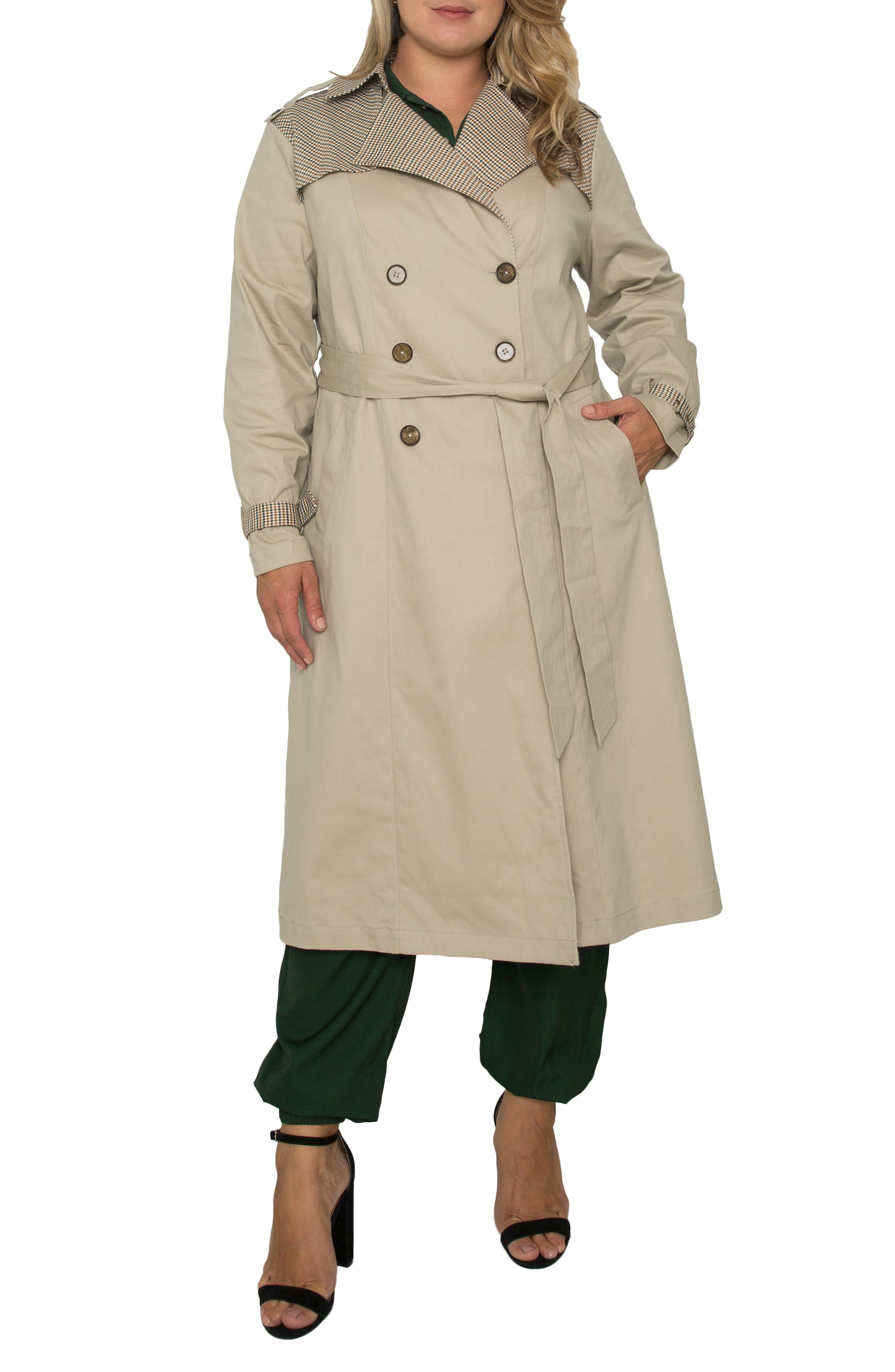 nordstrom plus size raincoats