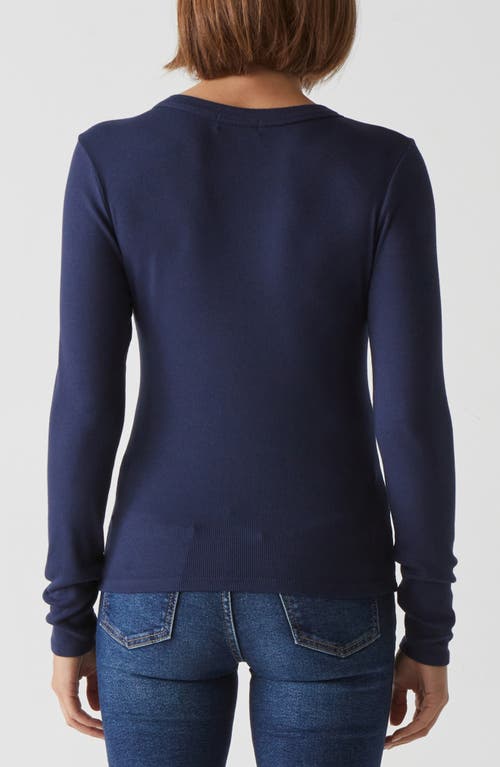 Michael Stars Zola Crewneck Tee In Nocturnal