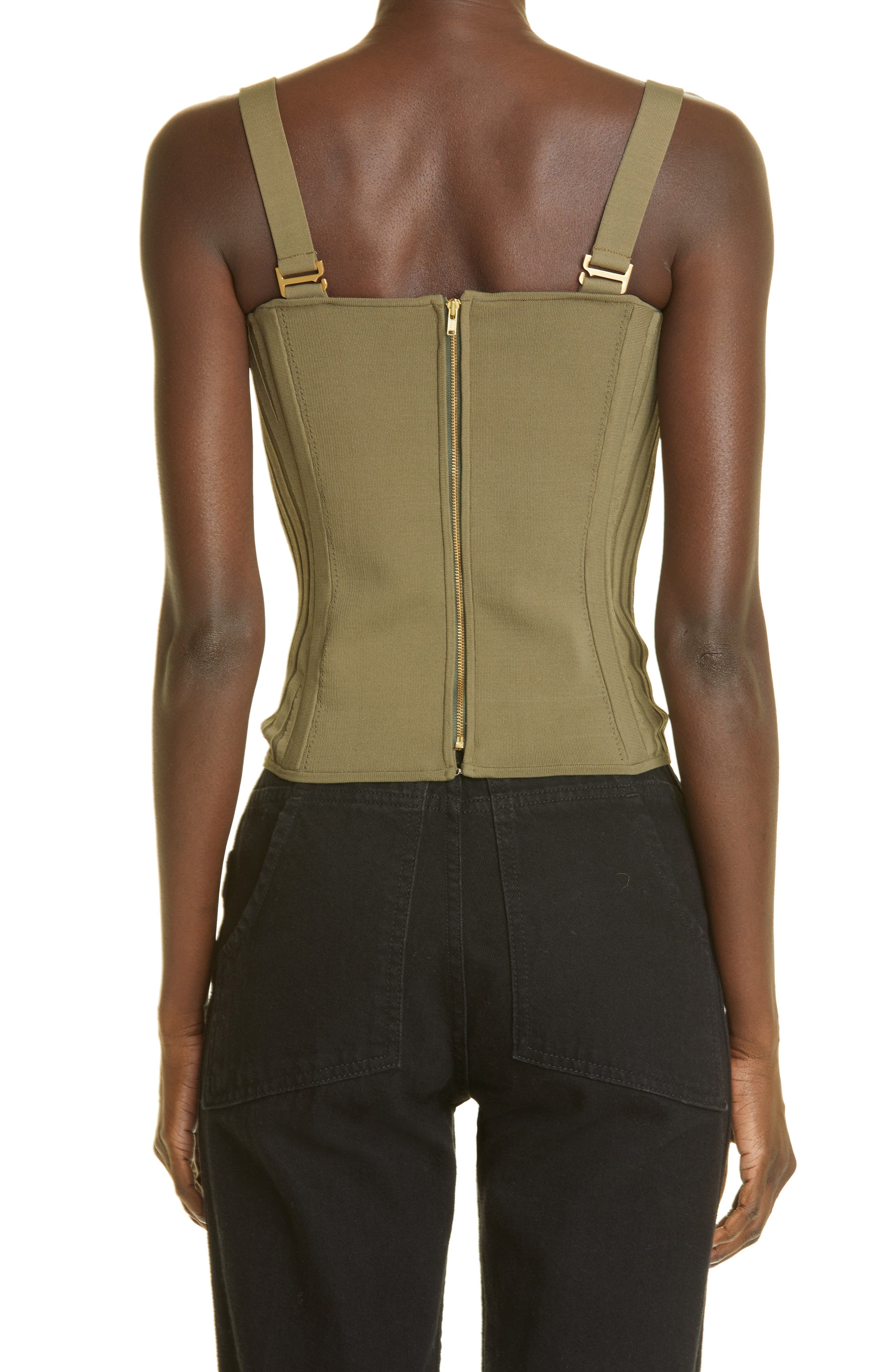 knit corset top