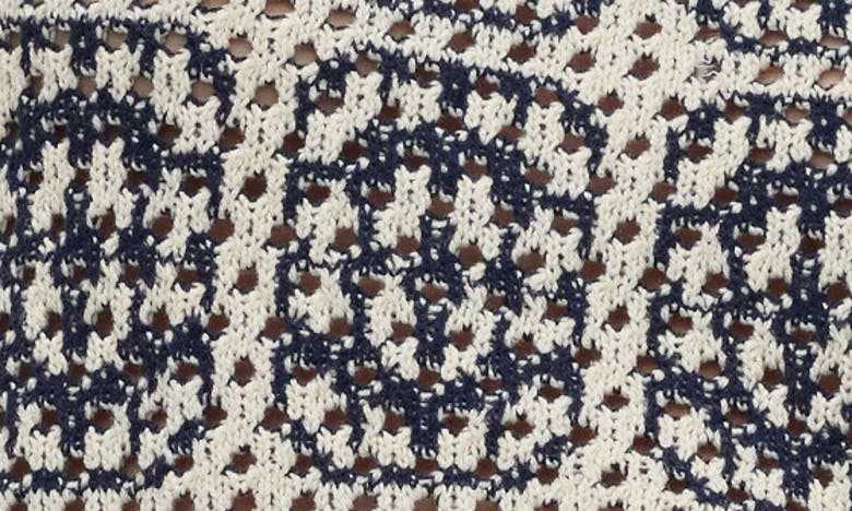 Shop Vero Moda Mykonos Sleeveless Knit Top In Navy Blazer Detail