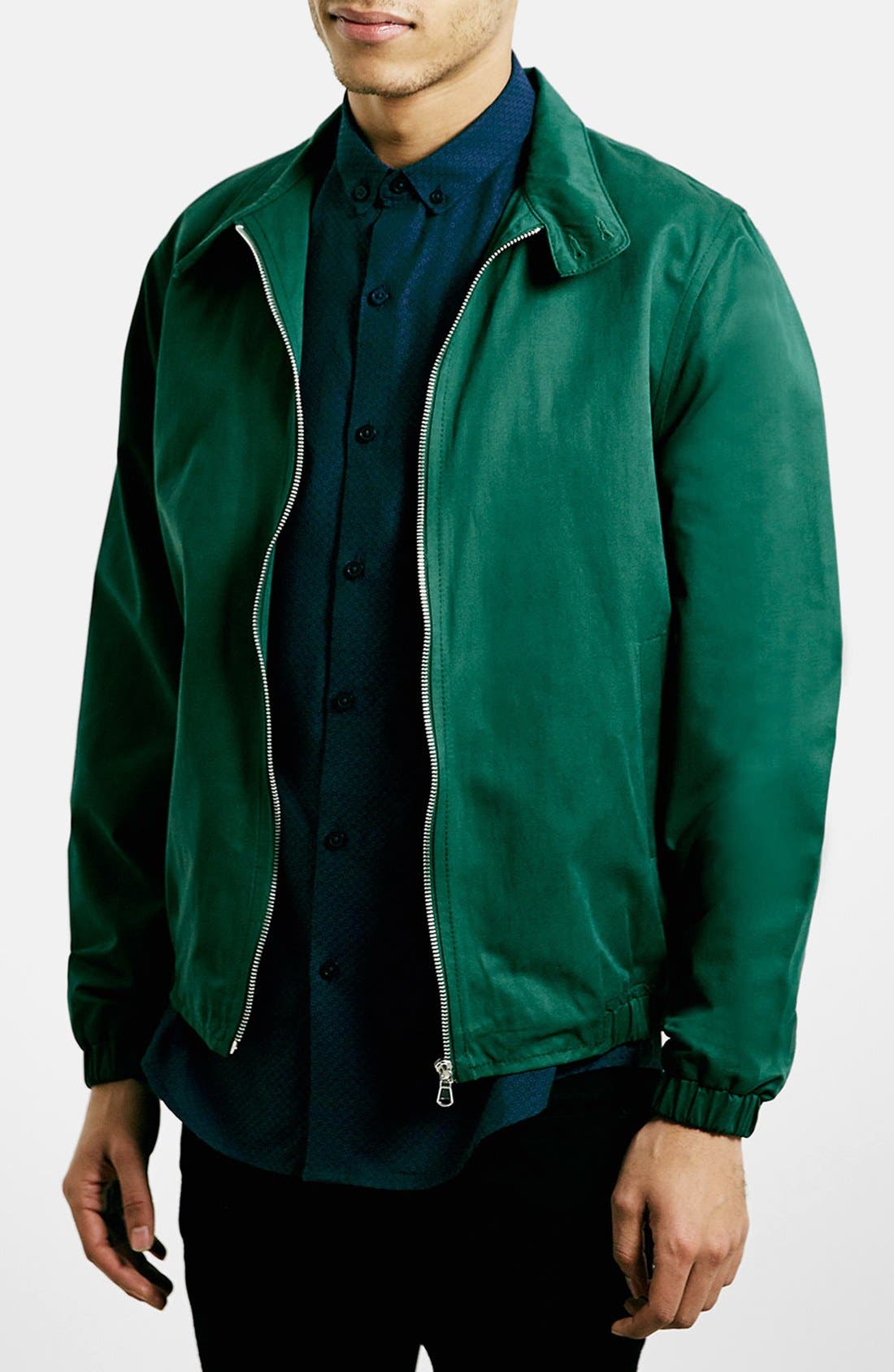 Topman Green Harrington Jacket Nordstrom