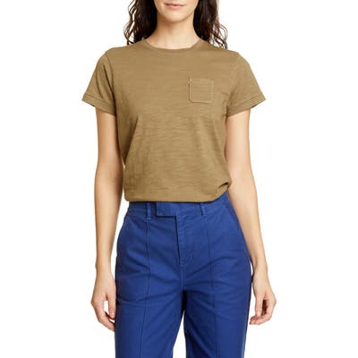 Alex Mill Slub Pocket Tee, Green