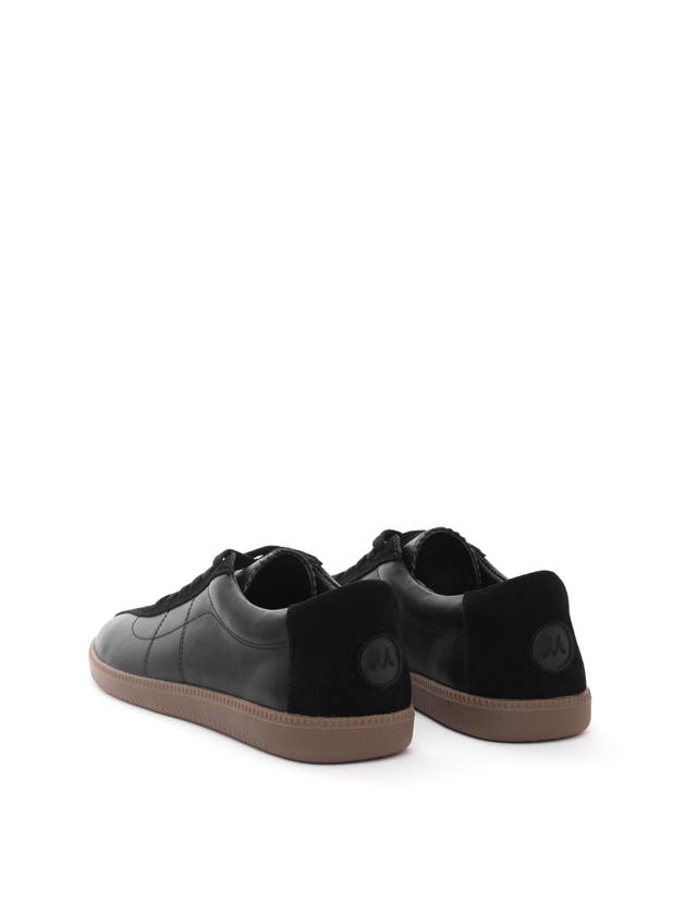 Shop Maguire Simone Sneaker In Black With Brown Outsole