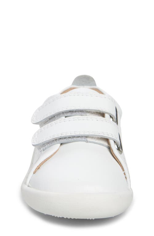 Old Soles Kids' Metallic Leather Sneaker In Snow