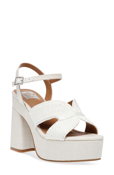 Wynston Raffia Platform Sandal (Women)