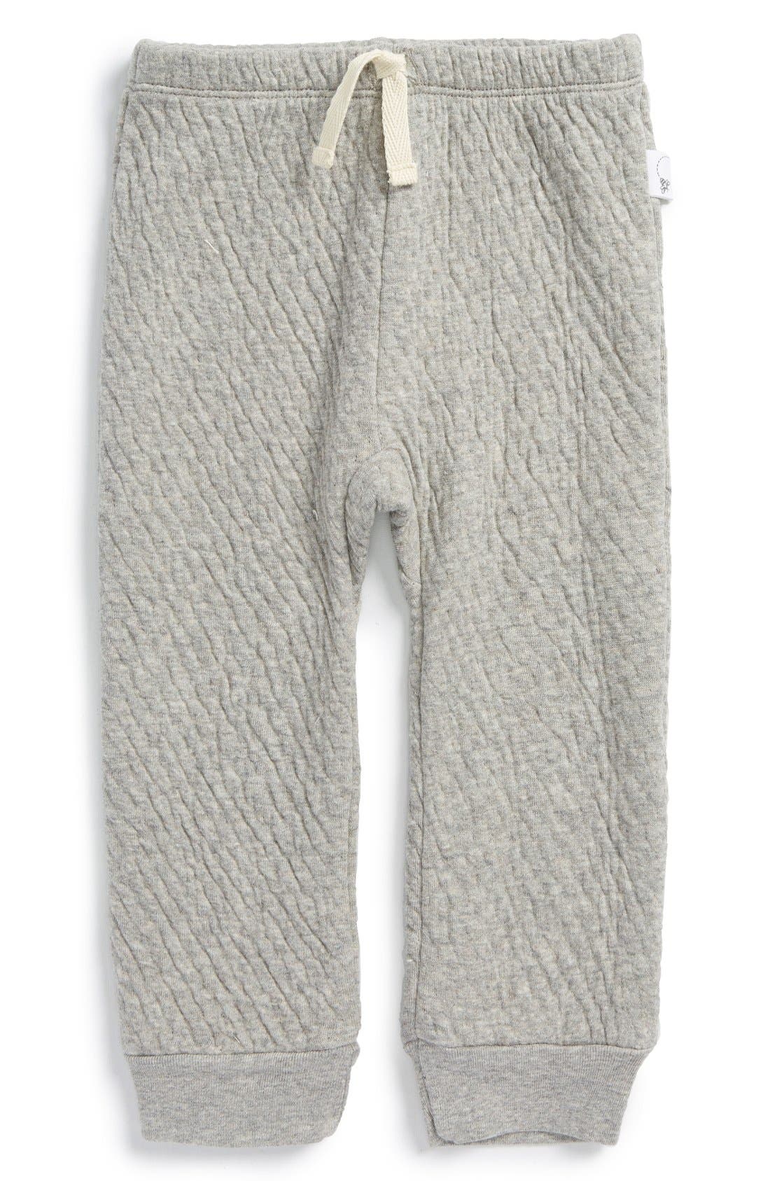Burt's Bees Baby Organic Cotton Quilted Sweatpants (Baby) Nordstrom