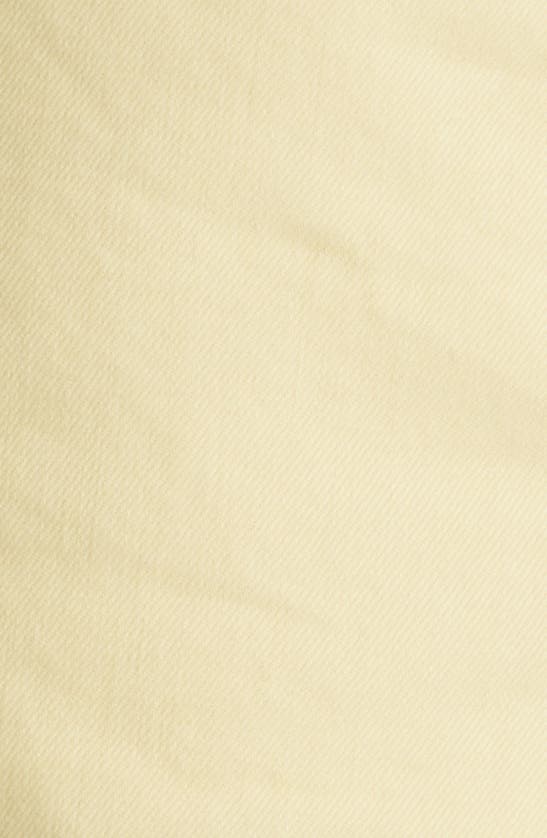 Re/done Cotton Trouser Shorts In Washed Buttercream