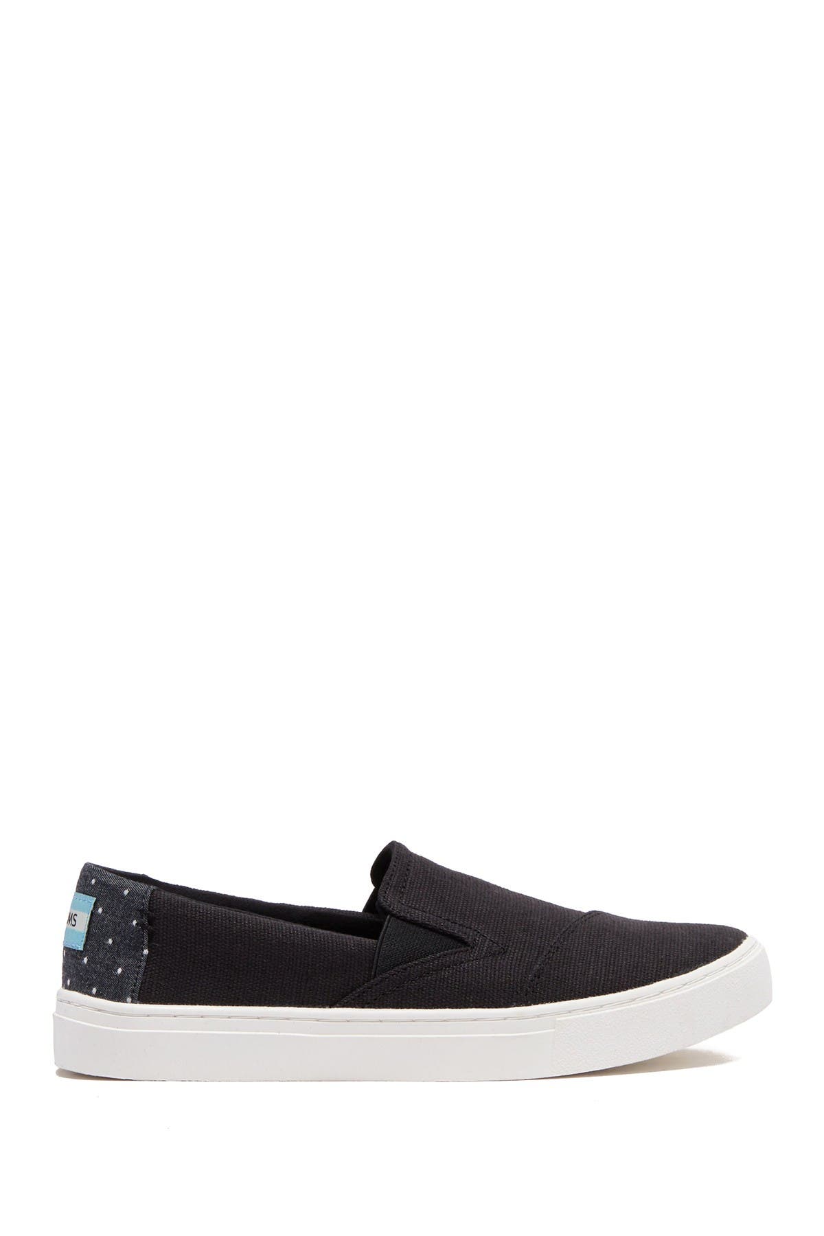 toms luca slip on black