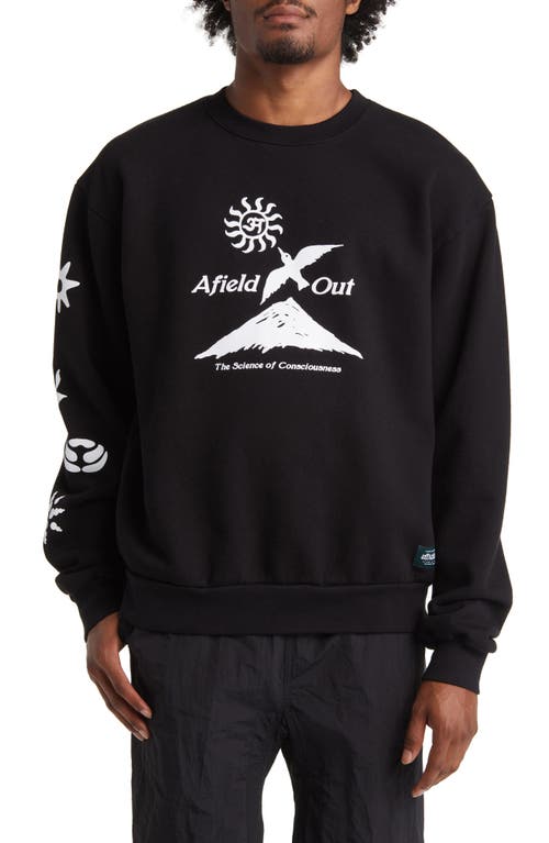 Conscious Graphic Sweatshirt in Black
