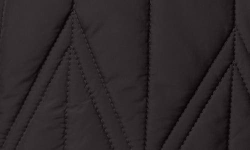 BERNARDO BERNARDO QUILTED FAUX SHEARLING LINED JACKET