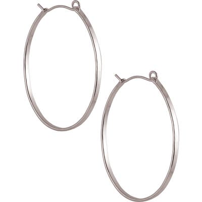 Nashelle Barrel Hoop Earrings