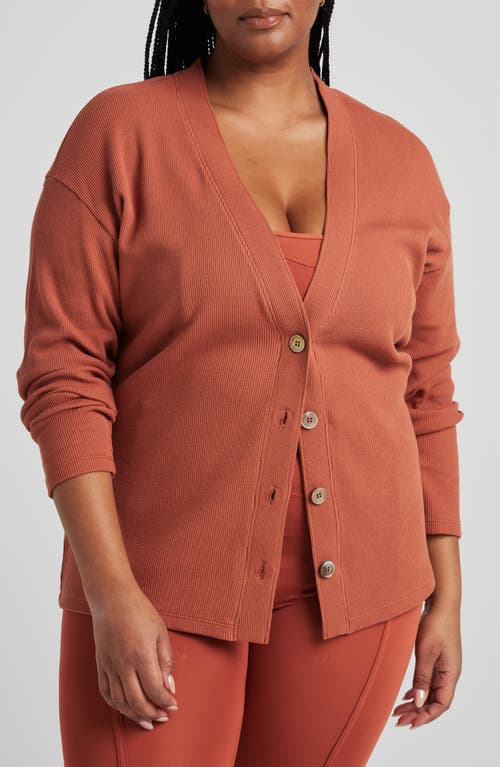 LOSANO LOSANO ORGANIC COTTON RELAXED CARDIGAN