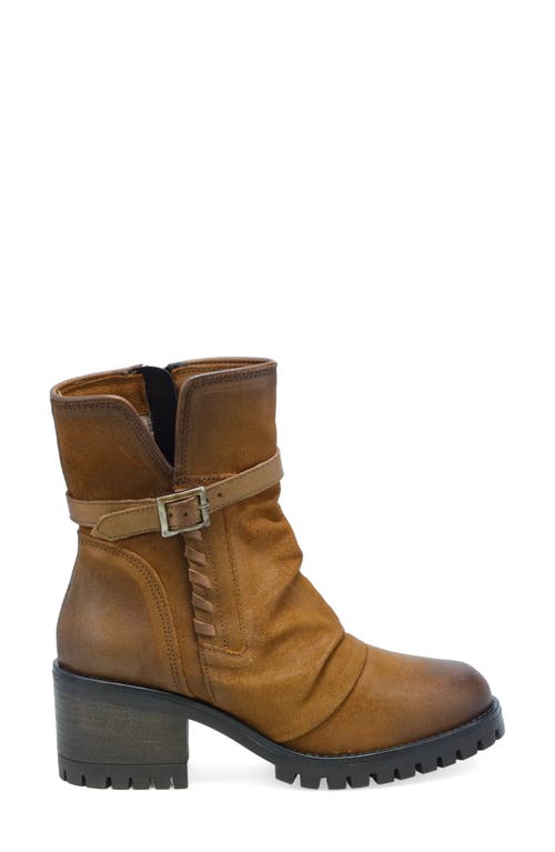 Shop Miz Mooz Mandy Suede Moto Boot In Hickory