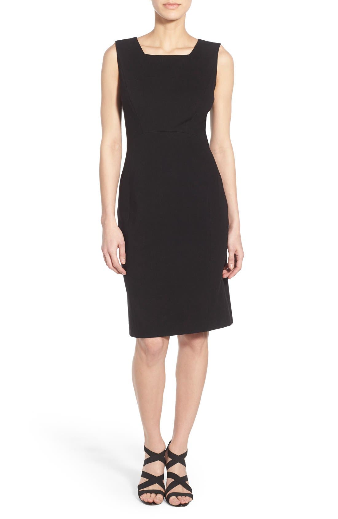 Classiques Entier® Sleeveless Italian Ponte Square