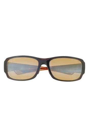 MAUI JIM MAUI JIM 60MM CORE RECTANGLE POLARIZED SUNGLASSES