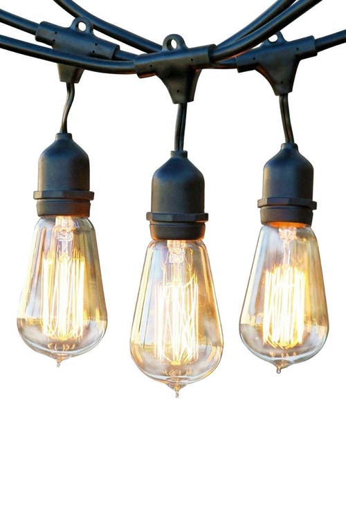 Brightech Ambience Vintage Outdoor Hanging Lights in Black at Nordstrom