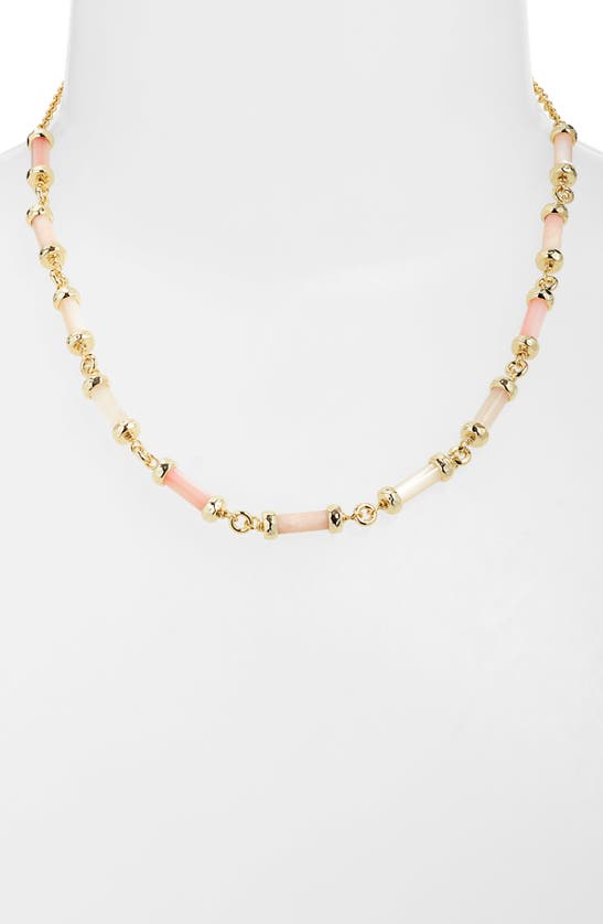 Shop Kendra Scott Gigi Necklace In Gold Pink Mix