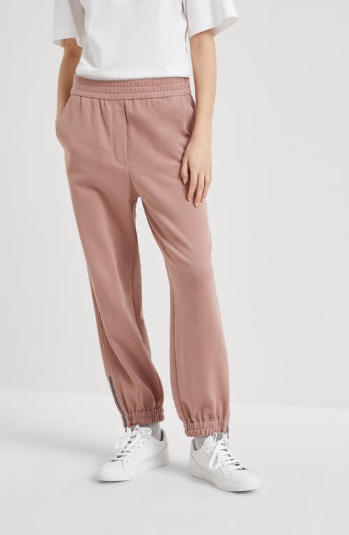 Shop Brunello Cucinelli Track Trousers In Pink