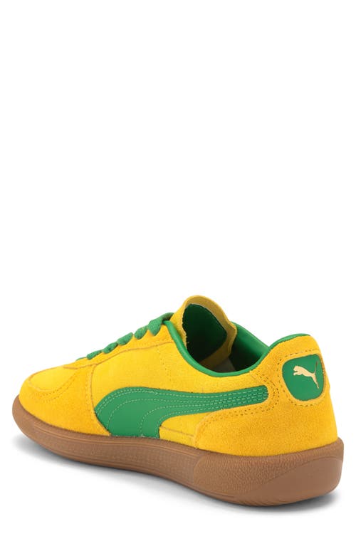 Shop Puma Kids' Palermo Sneaker In Yellow-yellow Sizzle-green