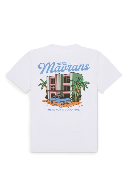 MAVRANS MAVRANS BEVERLY HILLS ORGANIC COTTON GRAPHIC T-SHIRT 