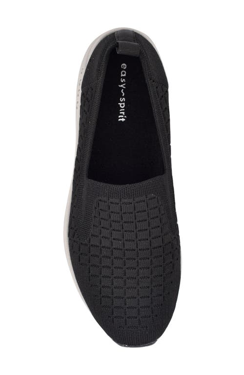 Shop Easy Spirit Eco Tech 2 Slip-on Sneaker In Black/black Fabric