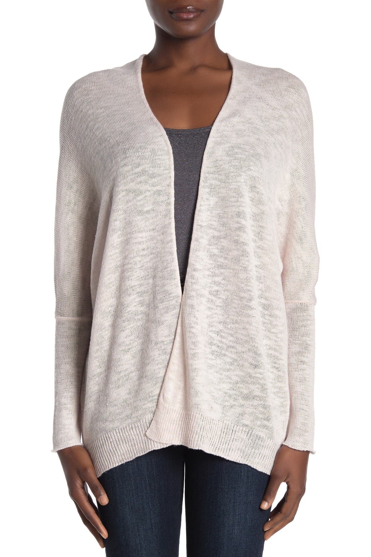 michael stars open front cardigan