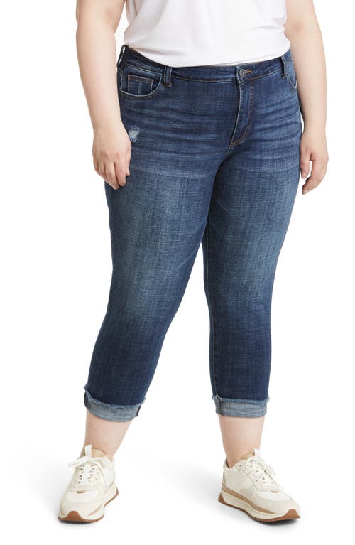 KUT from the Kloth Amy Crop Straight Leg Jeans Prestigious at Nordstrom,
