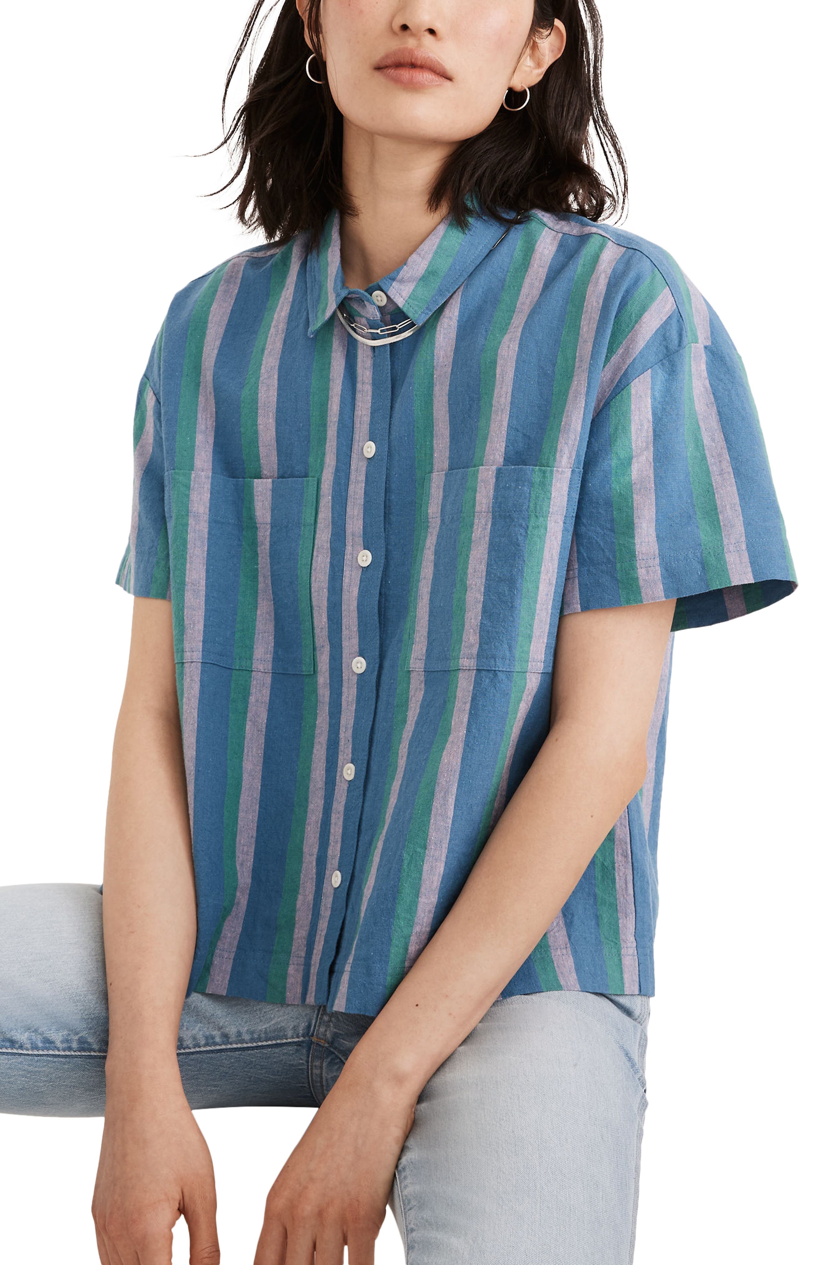 Madewell Beachside Linen Blend Short 