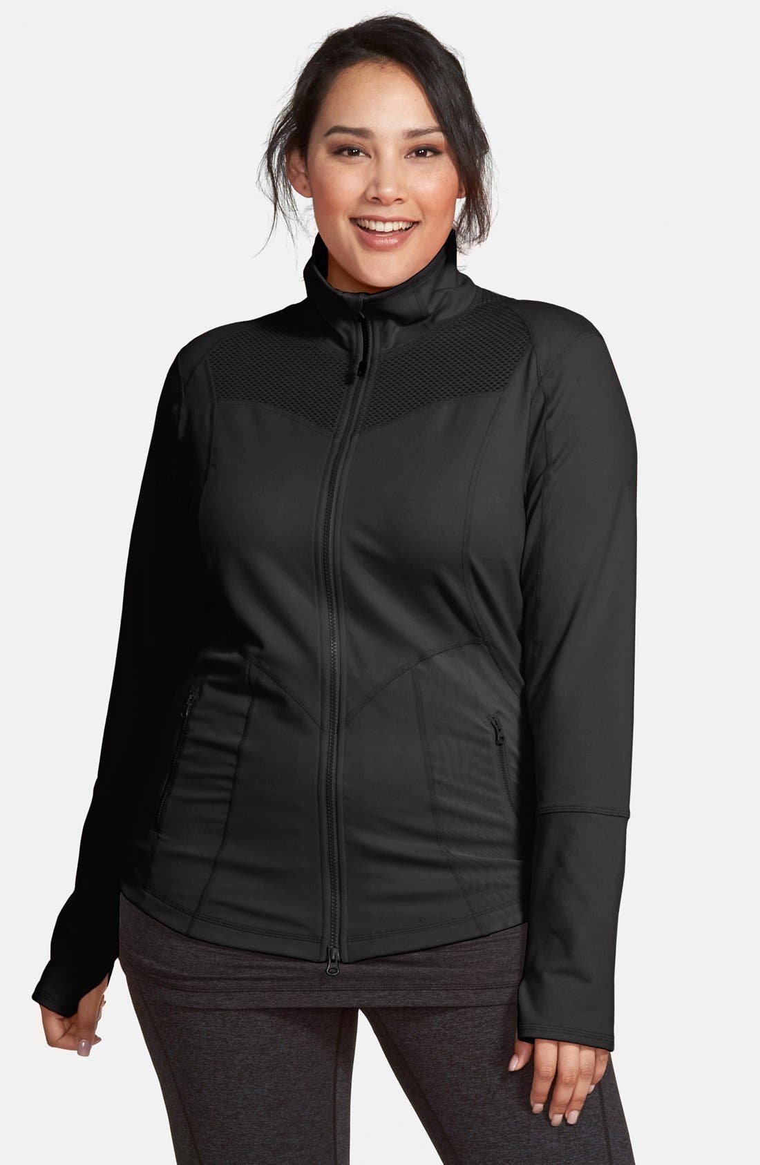 Zella 'Cloud Break' Jacket (Plus) Nordstrom