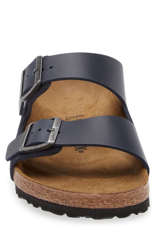 Shop Birkenstock Arizona Slide Sandal In Midnight