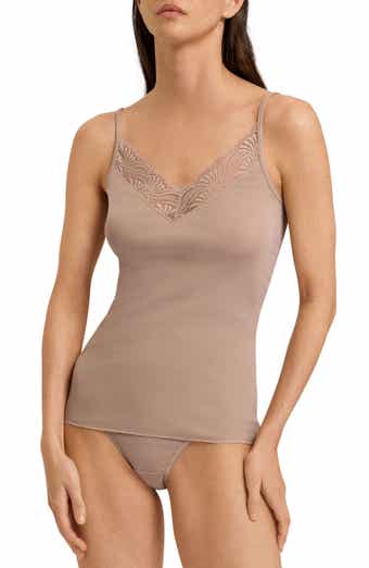 Hanro Women's Allure Bra Camisole, Dusk, 32A at  Women's Clothing  store