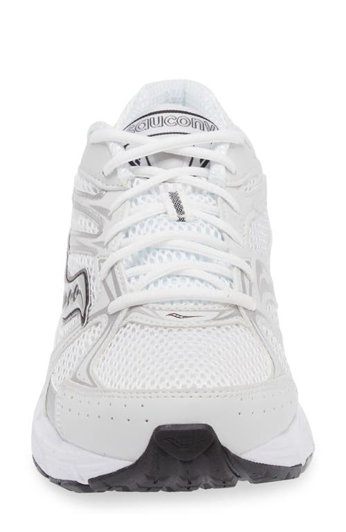 Shop Saucony Grid Ride Millennium Sneaker In White/silver