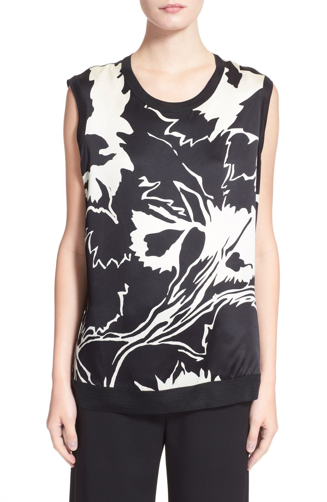 rag & bone 'Anita' Print Silk Blend Tank Nordstrom