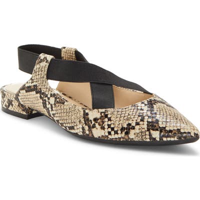Jessica Simpson Lurina Pointy Toe Flat- Beige