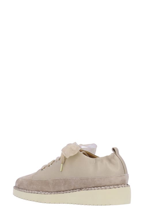 L'amour Des Pieds Zaina Platform Sneaker In Platino