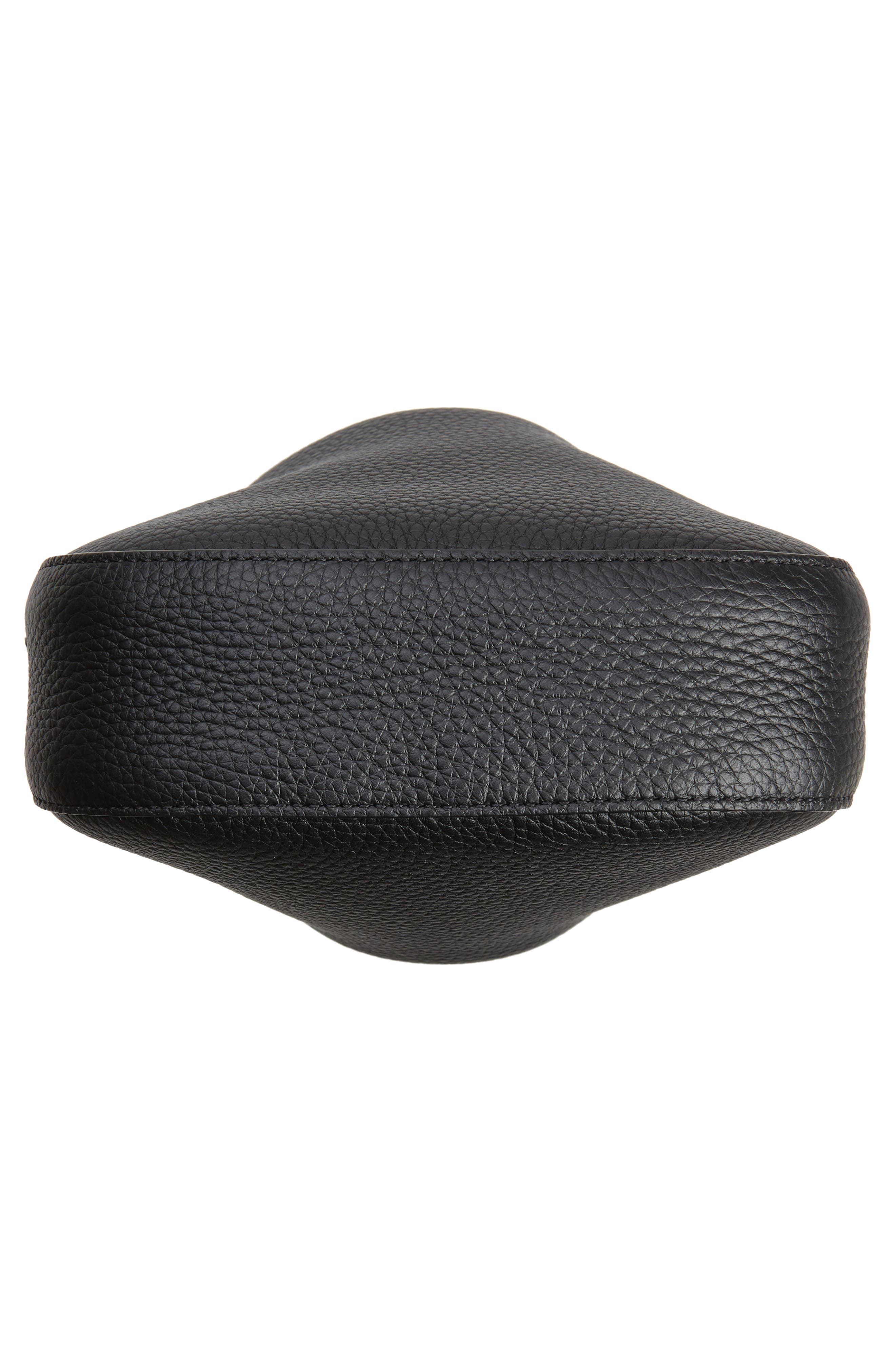 Akris Mini Anna Leather Hobo Bag, Alternate, color, 