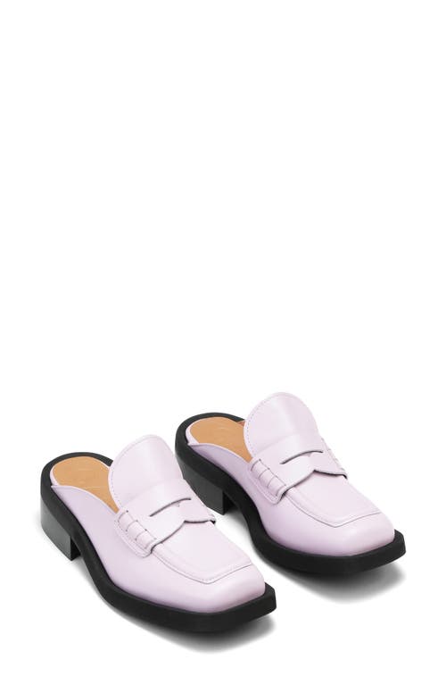 Ganni Square Toe Mule in Winsome Orchid at Nordstrom, Size 7Us