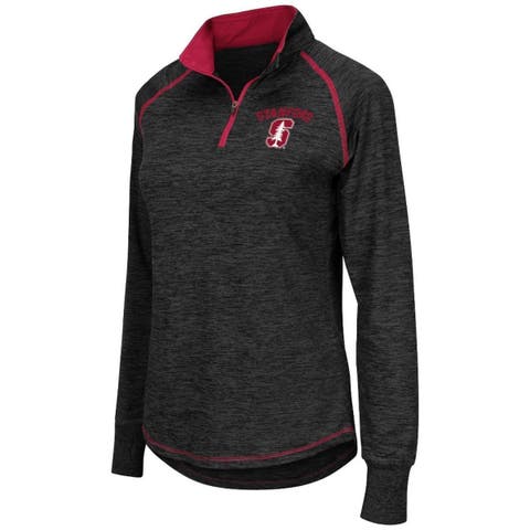 Nike Men's Stanford Cardinal Cardinal Dri-Fit Logo Long Sleeve Hoodie T-Shirt, XXL, Red