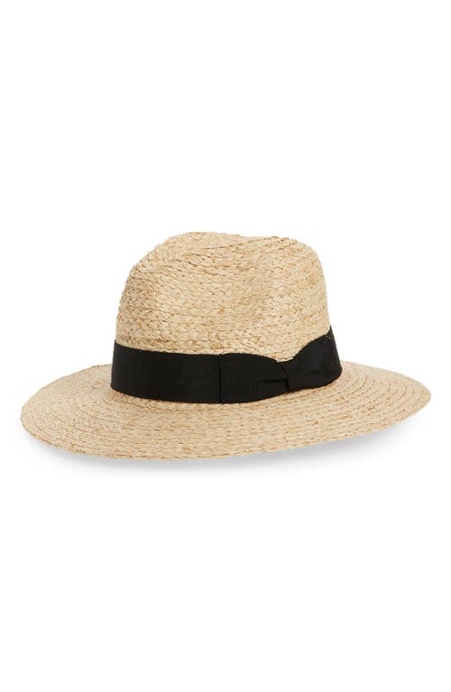btb Los Angeles Faith Straw Sun Hat in Natural