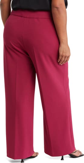 Calvin Klein Scuba Crepe Wide Leg Pants Nordstromrack