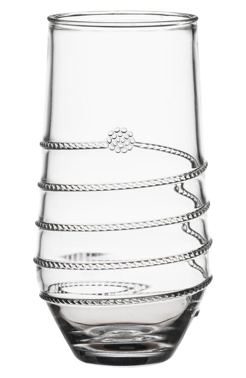 Shop Juliska Amalia Large Acrylic Tumbler In Clear