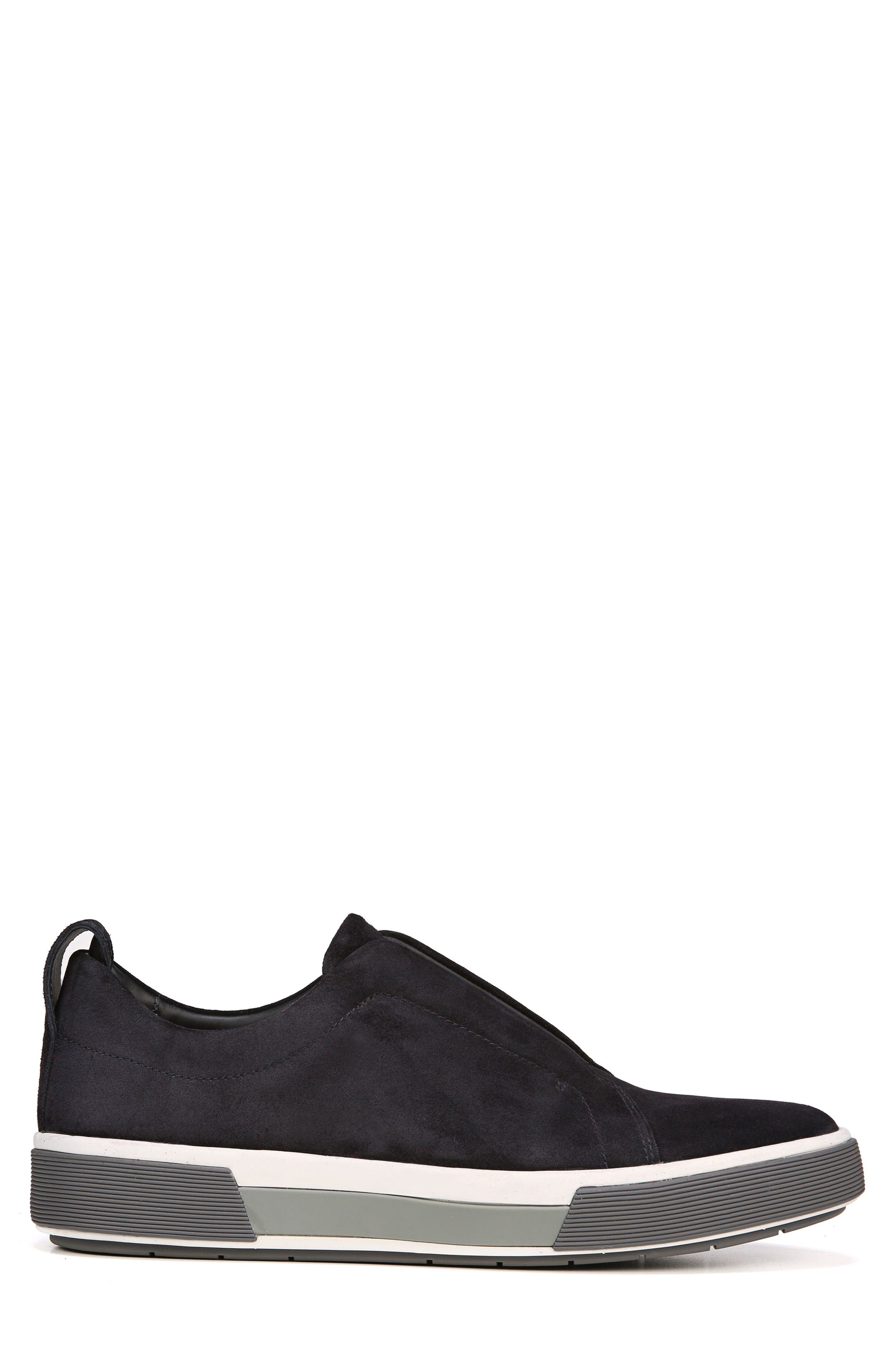 nordstrom black slip on sneakers