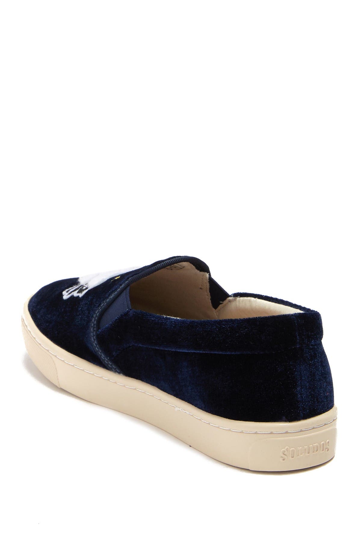 soludos velvet sheep sneaker